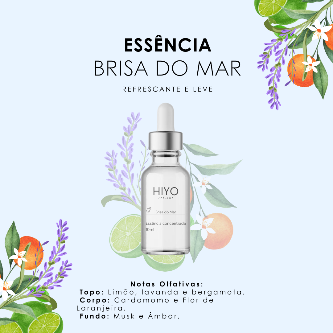Essência Concentrada para a Vela em Pó Hiyo e Difusores