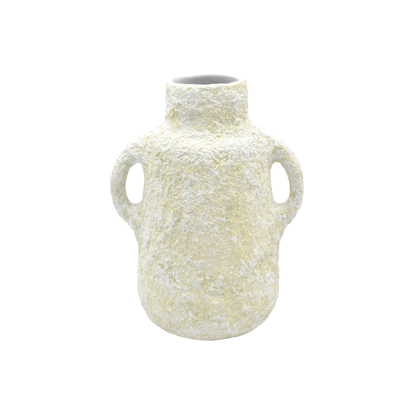 Vaso com Alças M Orgânico Textura de Pedra - Coleção Chert