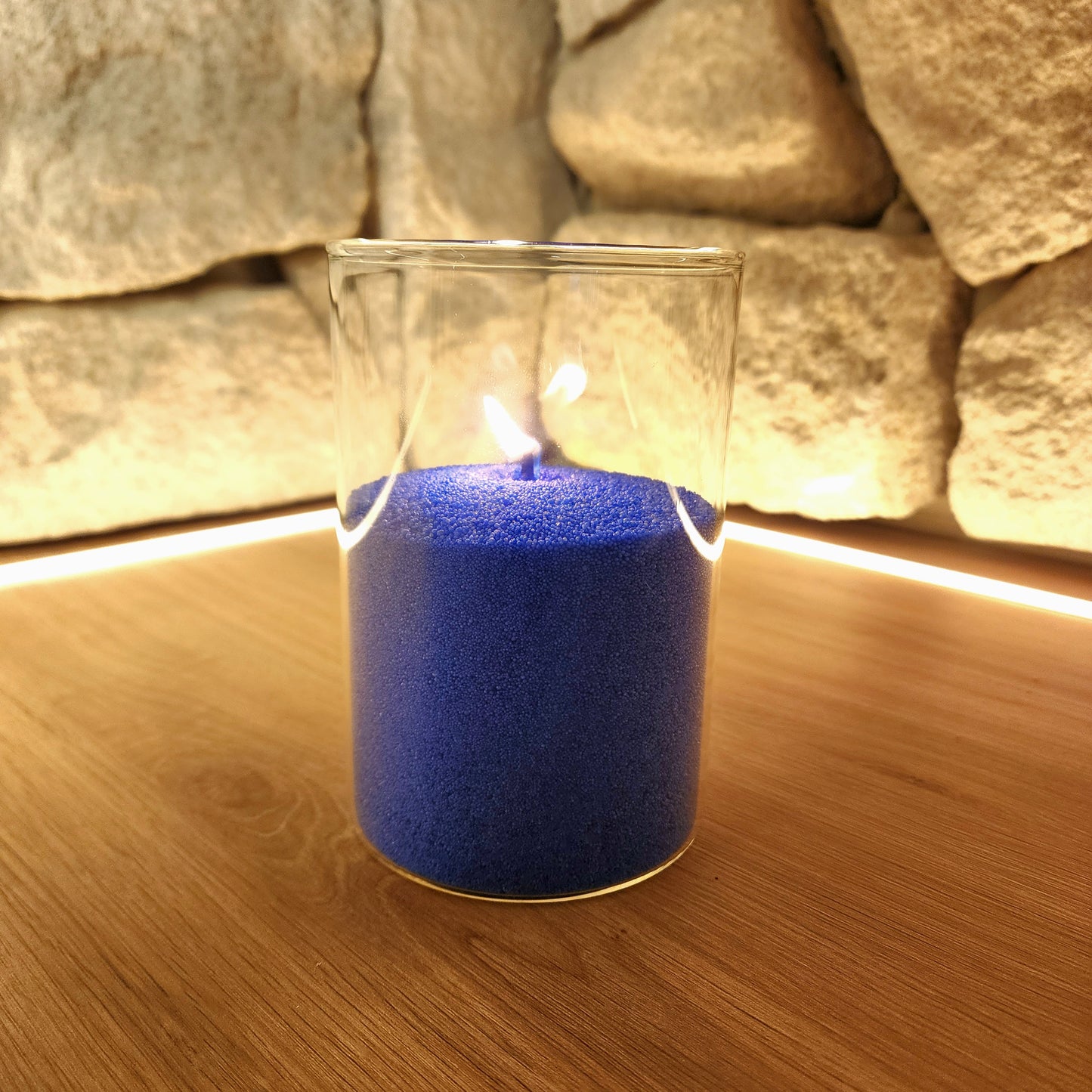 Vela em Pó Colorida - Vela Azul