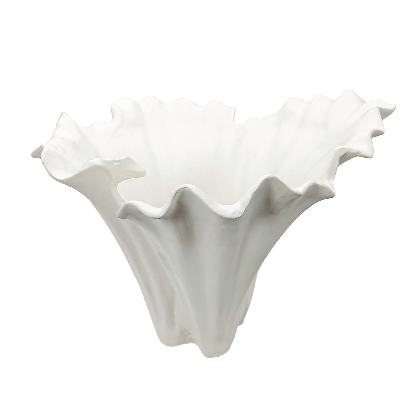 Centro de Mesa Sikamea de Porcelana Branco