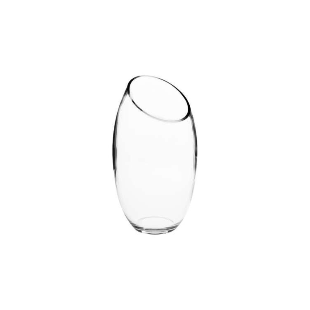 Vaso Oval em Vidro Boca Transversal 20