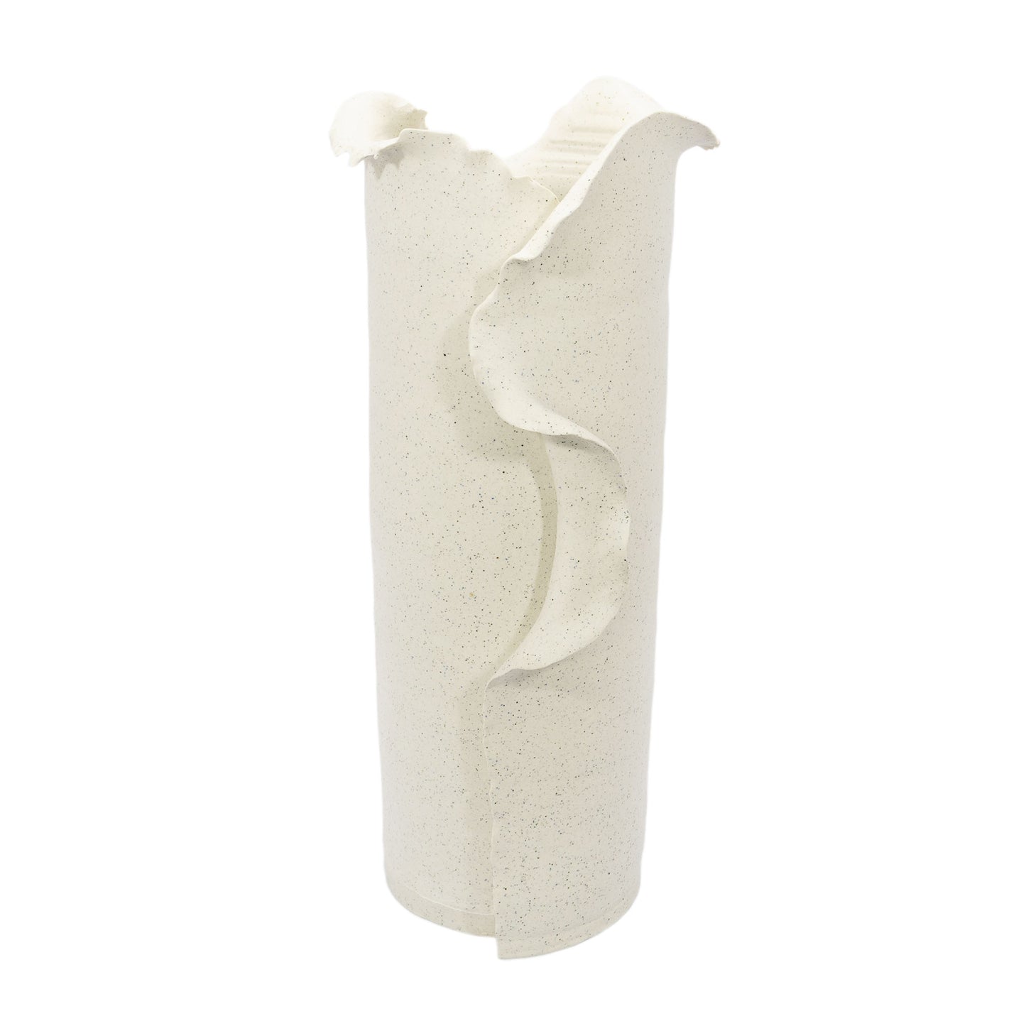 Vaso Yirtik em Cerâmica Bege