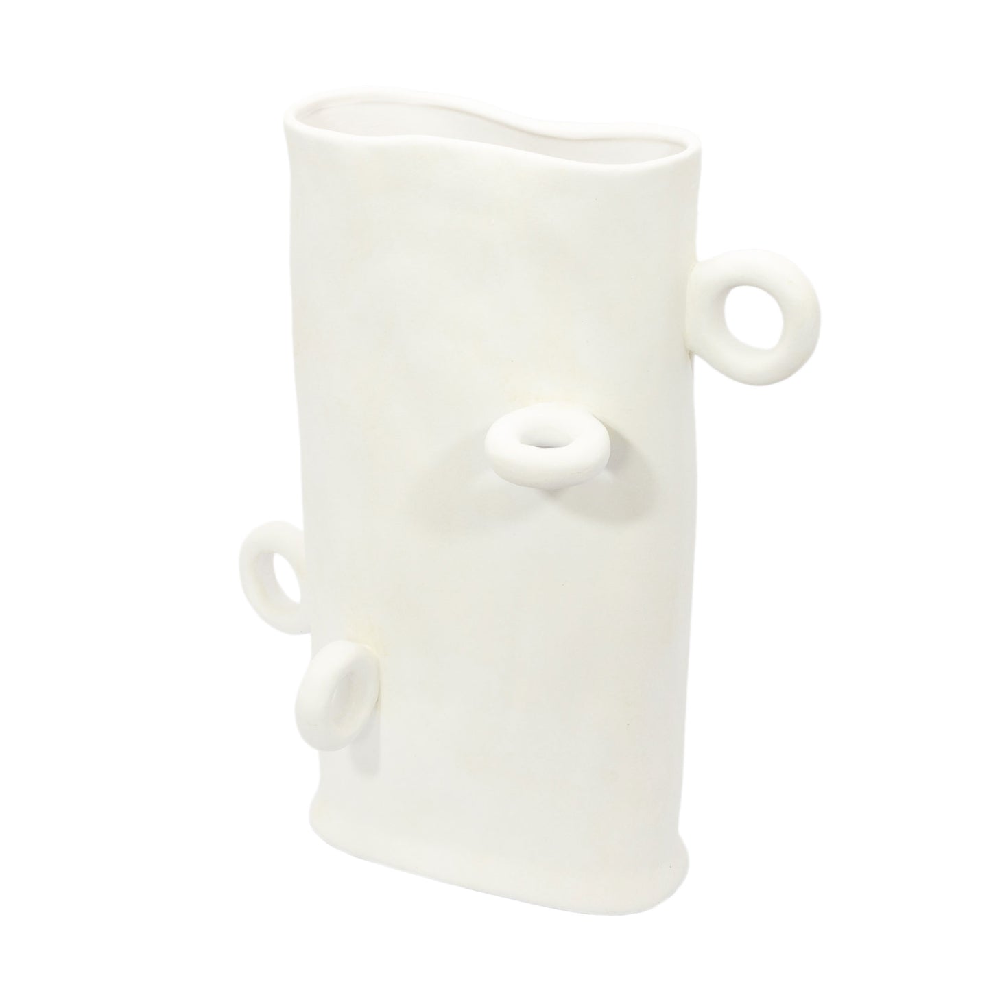 Vaso Yay N.02 em Cerâmica Branco