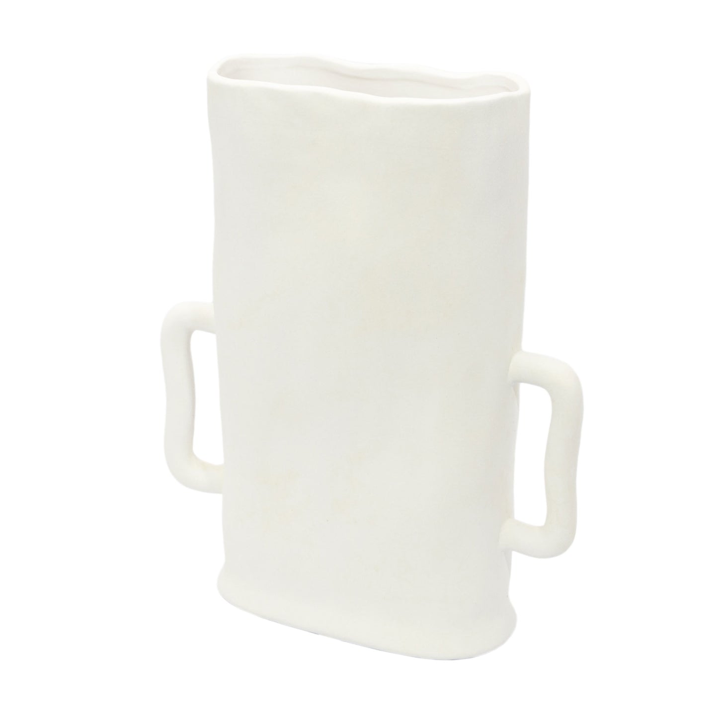 Vaso Yay N.01 em Ceramica Branco