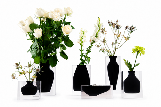 Vaso Decorativo Silhouette Preto - N.03