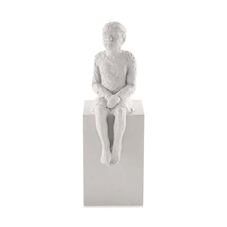 Escultura Heykel - Menino Sentado