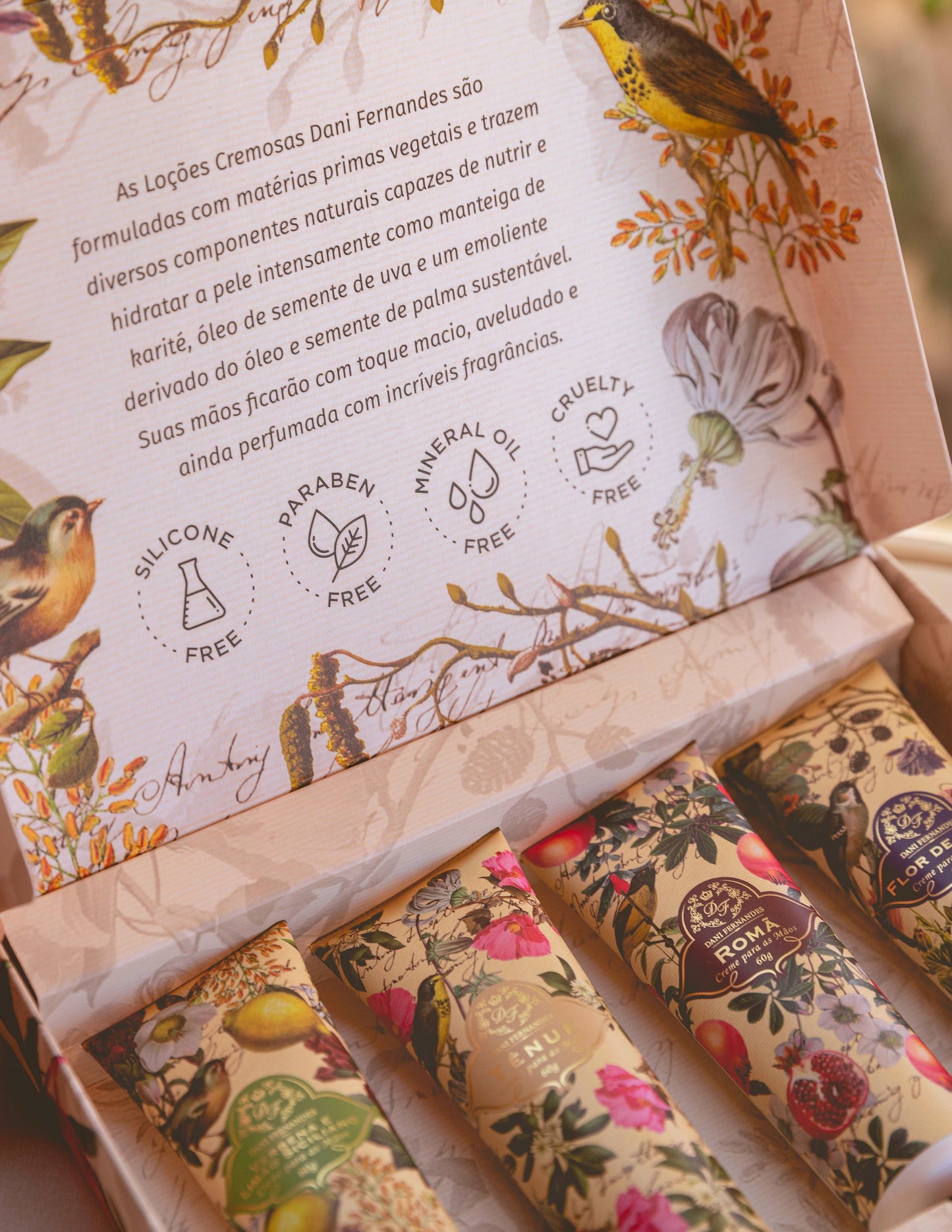 Creme para Mãos Dani Fernandes - Caixa Kit com 4 unidades