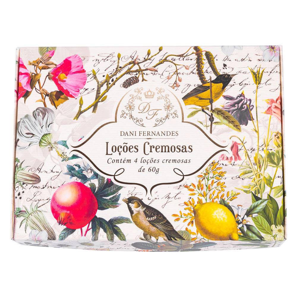 Creme para Mãos Dani Fernandes - Caixa Kit com 4 unidades