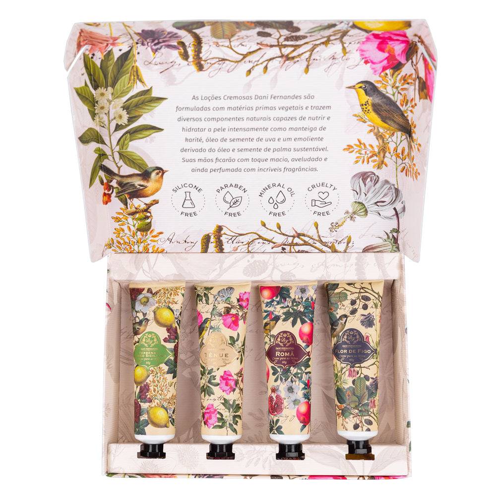 Creme para Mãos Dani Fernandes - Caixa Kit com 4 unidades