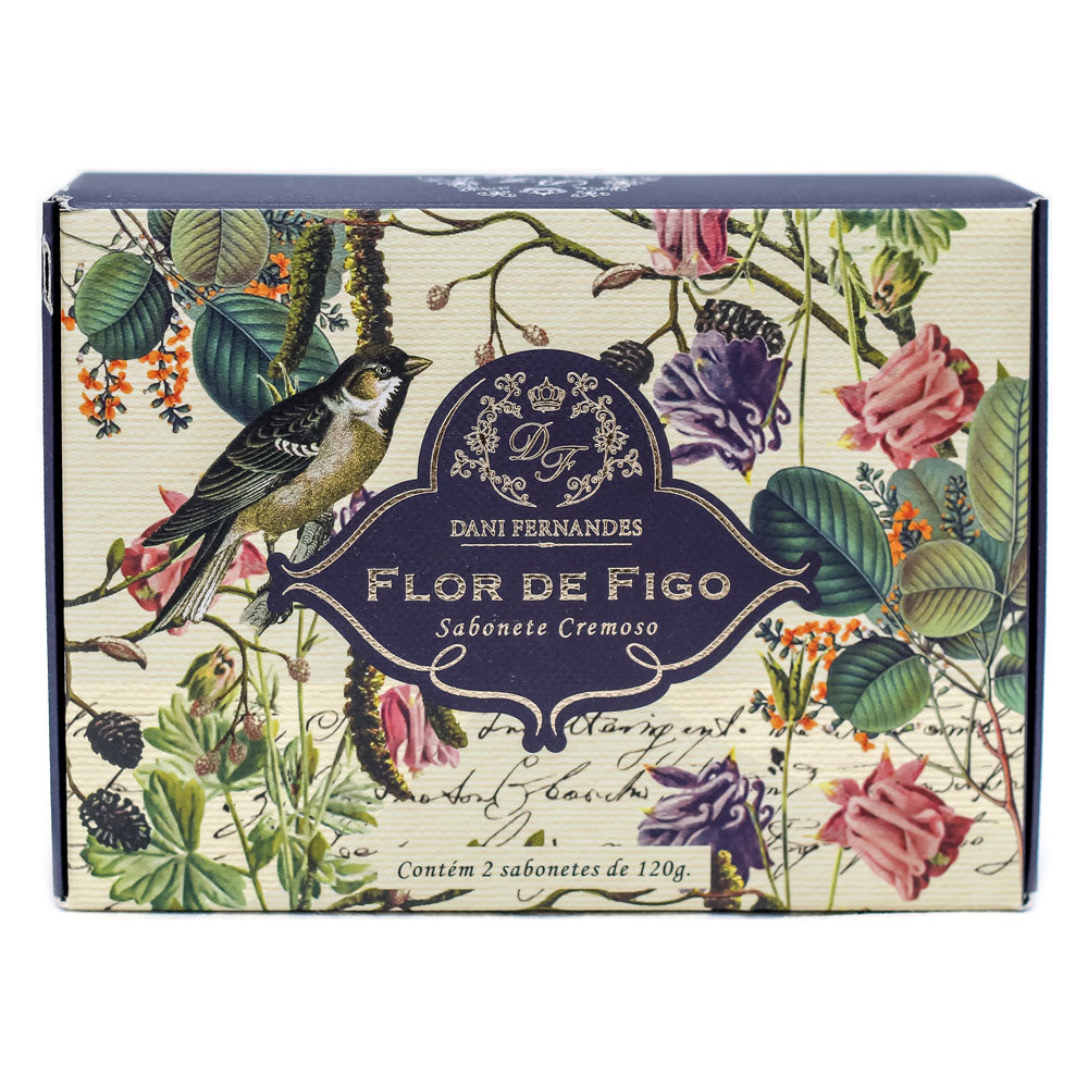 Sabonete em Barra Dani Fernandes - Flor de Figo Kit com 2 unidades