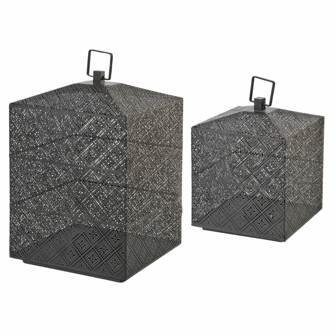 Lanterna de Metal Preto G