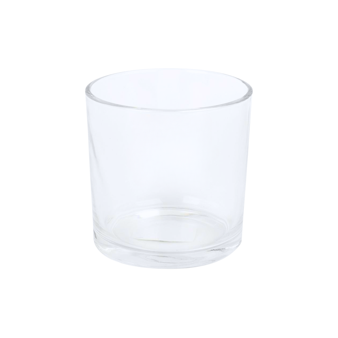 Vaso de Vidro Decorativo para Vela 10x10