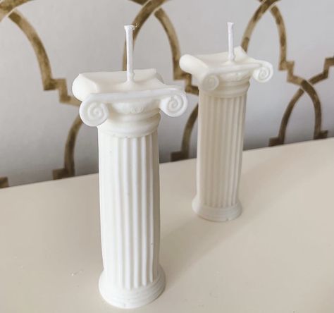 Vela Decorativo Pilar Grego mini
