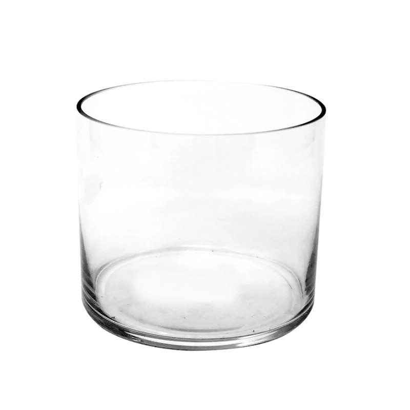 Vaso Cilíndrico em Vidro 15x15