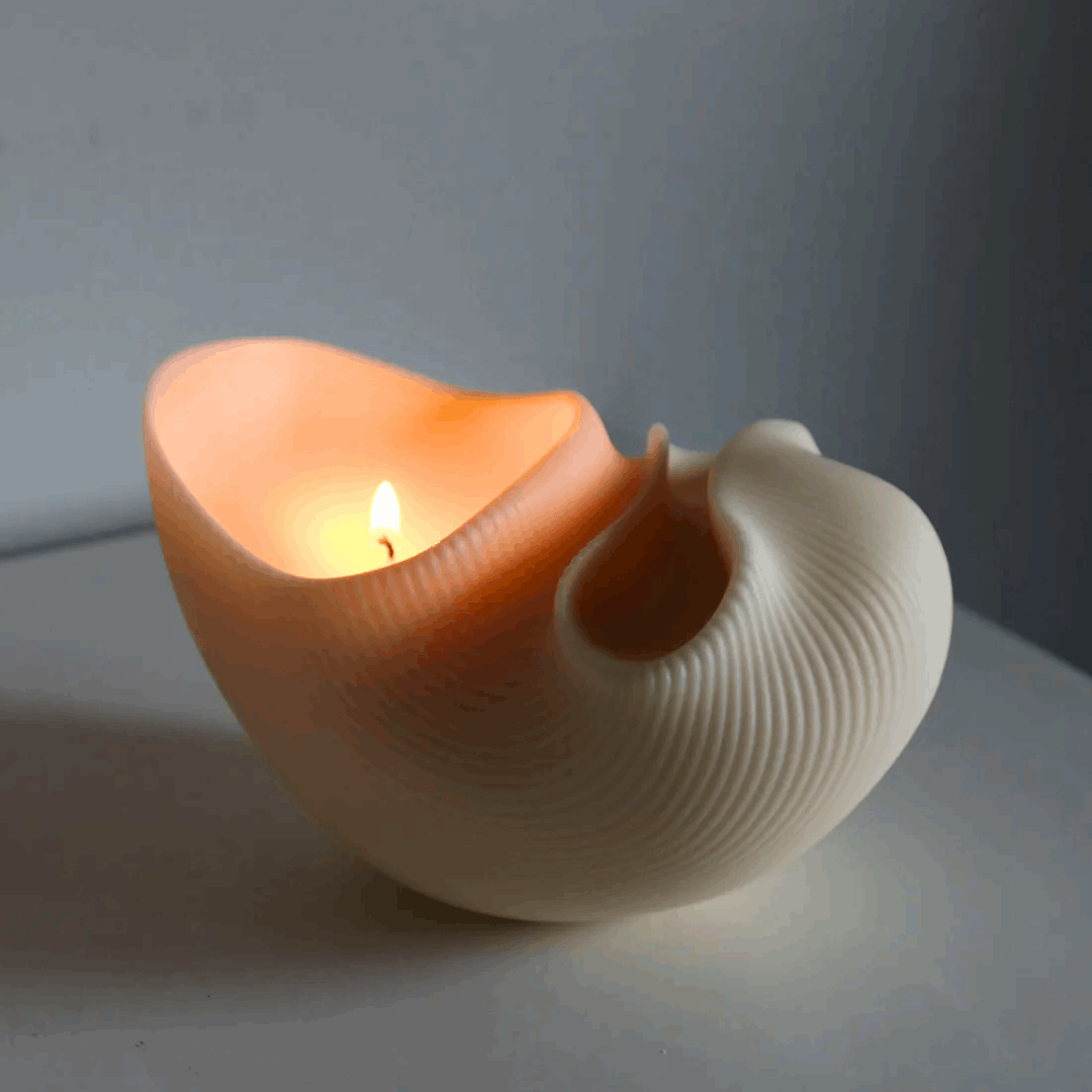 Vela Decorativa Orgânica Grande