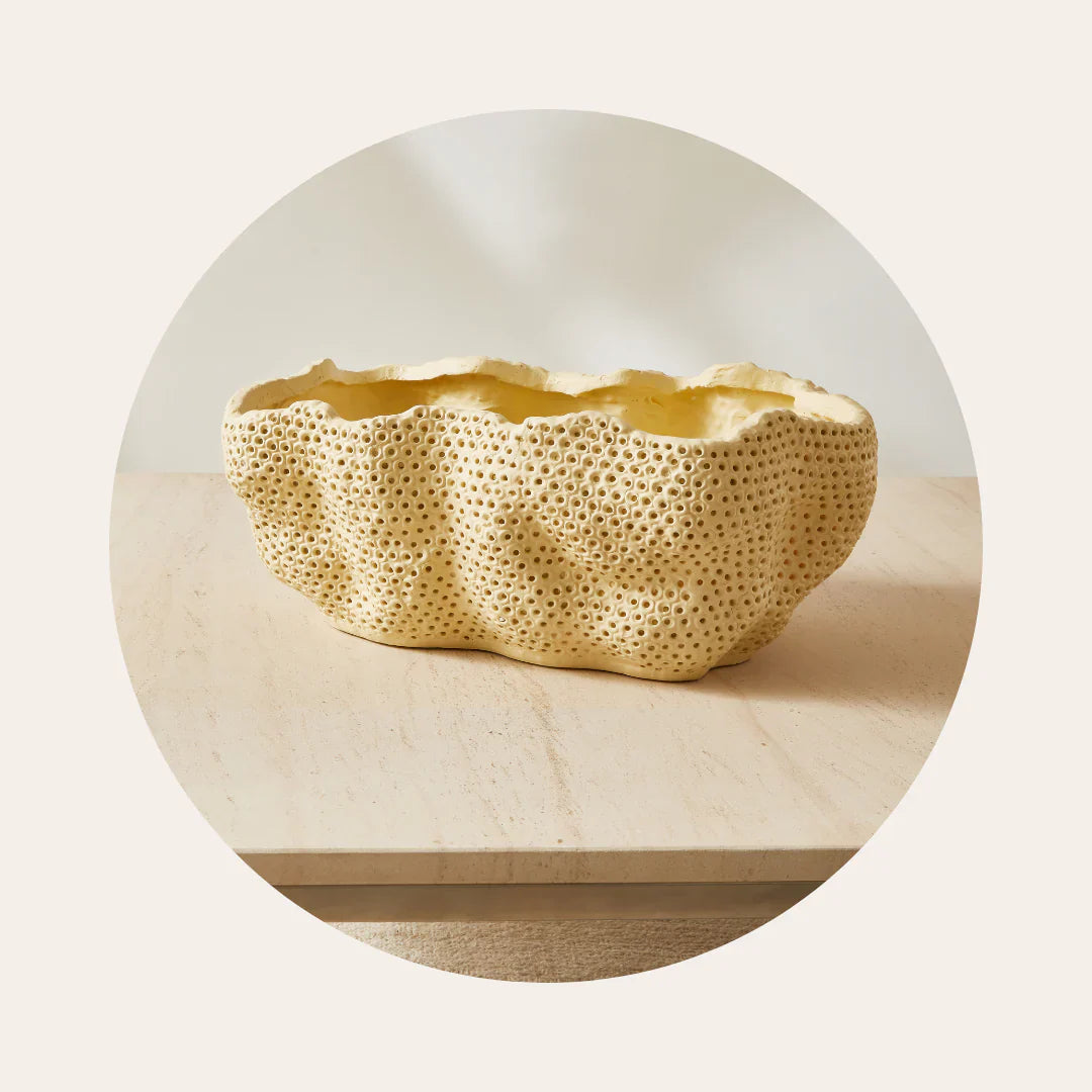 Centros de Mesa Hiyo, coleção de peças decorativas para mesas e ambientes