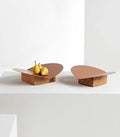 Centro de Mesa Decorativo Cangaço em Madeira Natural e Cúpula Terra Molhada - P
