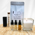 Kit Trio Vela em Pó Hiyo + 3 Essências Concentradas + Recipiente — Explorador de Aromas