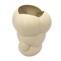 Vaso Bubble em Cerâmica Bege M