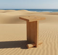 Mesa Decorativa Almofala em Madeira Itauba - G