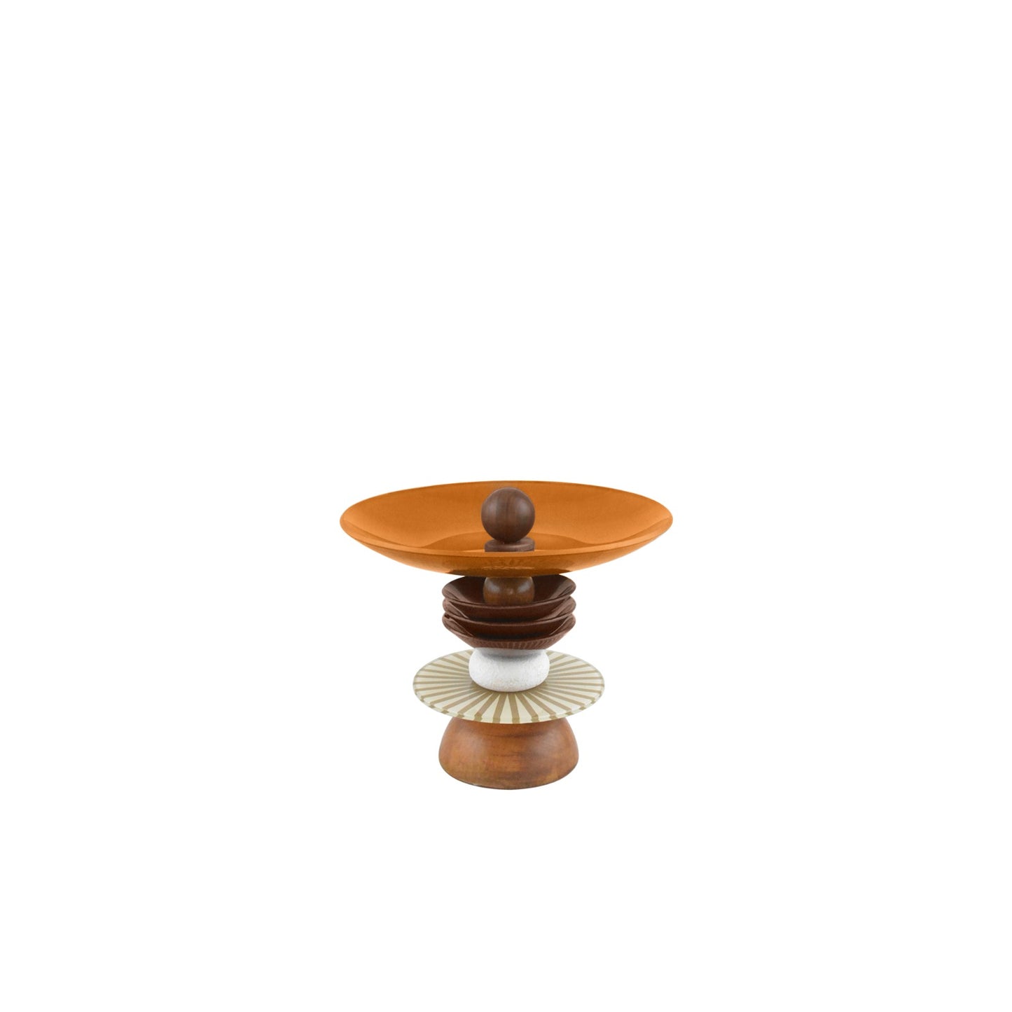 Centro de mesa Sajiki N.02 da Hiyo em vidro artesanal, peça inspirada no design japonês
