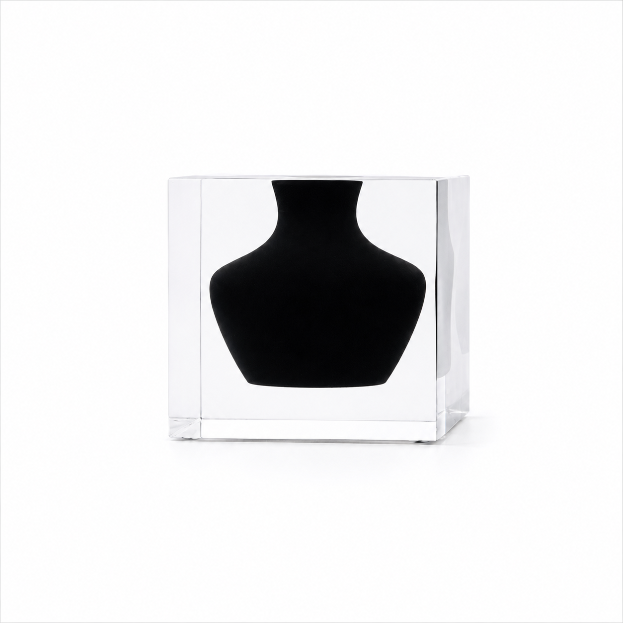 Vaso Decorativo Silhouette Preto - N.01