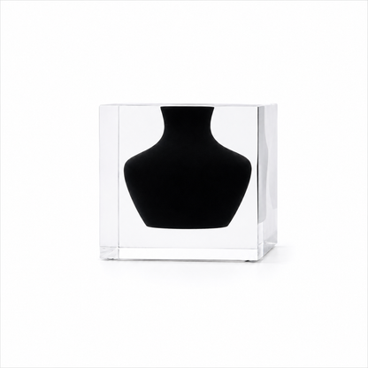 Vaso Decorativo Silhouette Preto - N.01