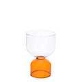 Vaso de Vidro Reflexo — Design Escandinavo Compacto | Decoração e Recipiente para Vela em Pó