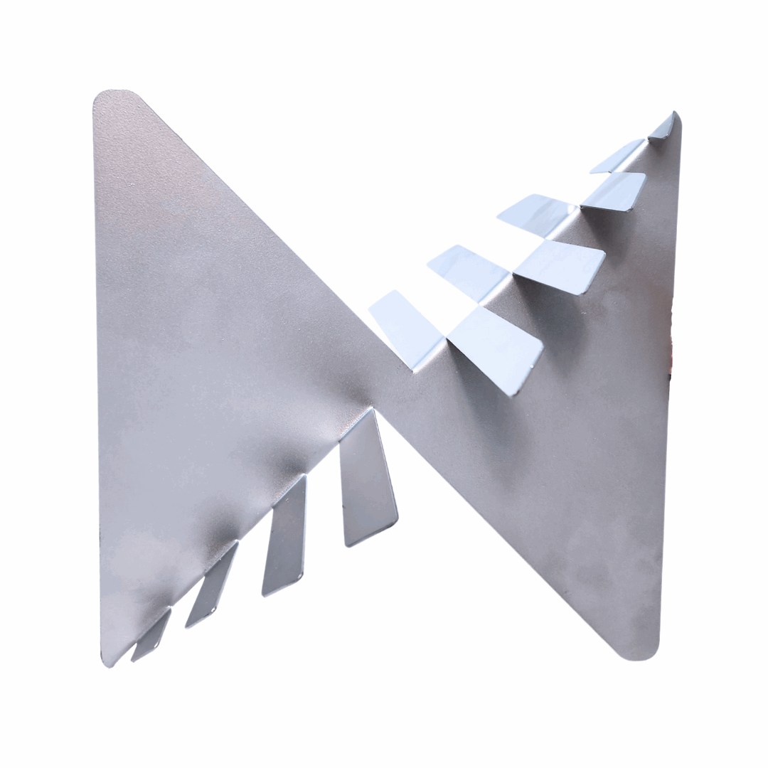 Escultura de Metal Rhombus