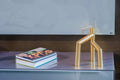 Castiçal Escora Inox revestido em Ouro 24K - Zanini de Zanine