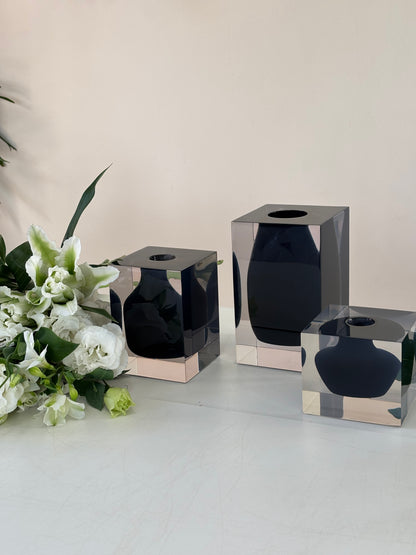 Vaso Decorativo Silhouette Preto - N.03