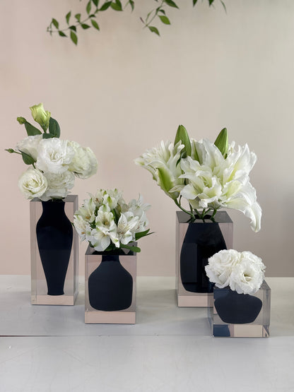 Vaso Decorativo Silhouette Preto - N.03