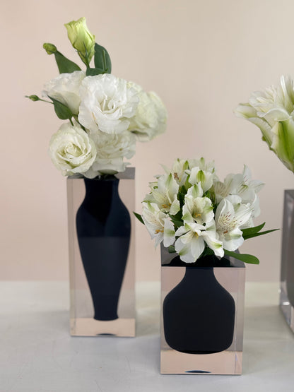 Vaso Decorativo Silhouette Preto - N.03