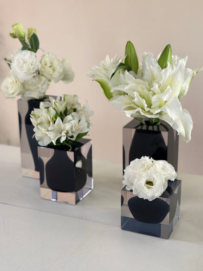 Vaso Decorativo Silhouette Preto - N.01