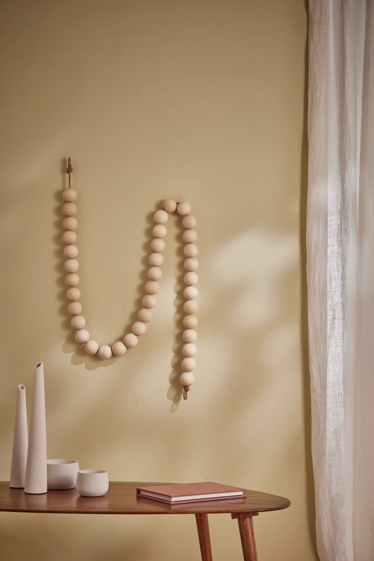 Conjunto Vasos Latus Minimalistas em Cerâmica off-white