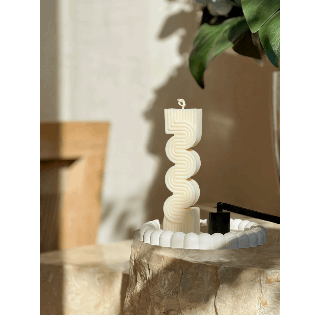 Vela decorativa Ondas Divertidas