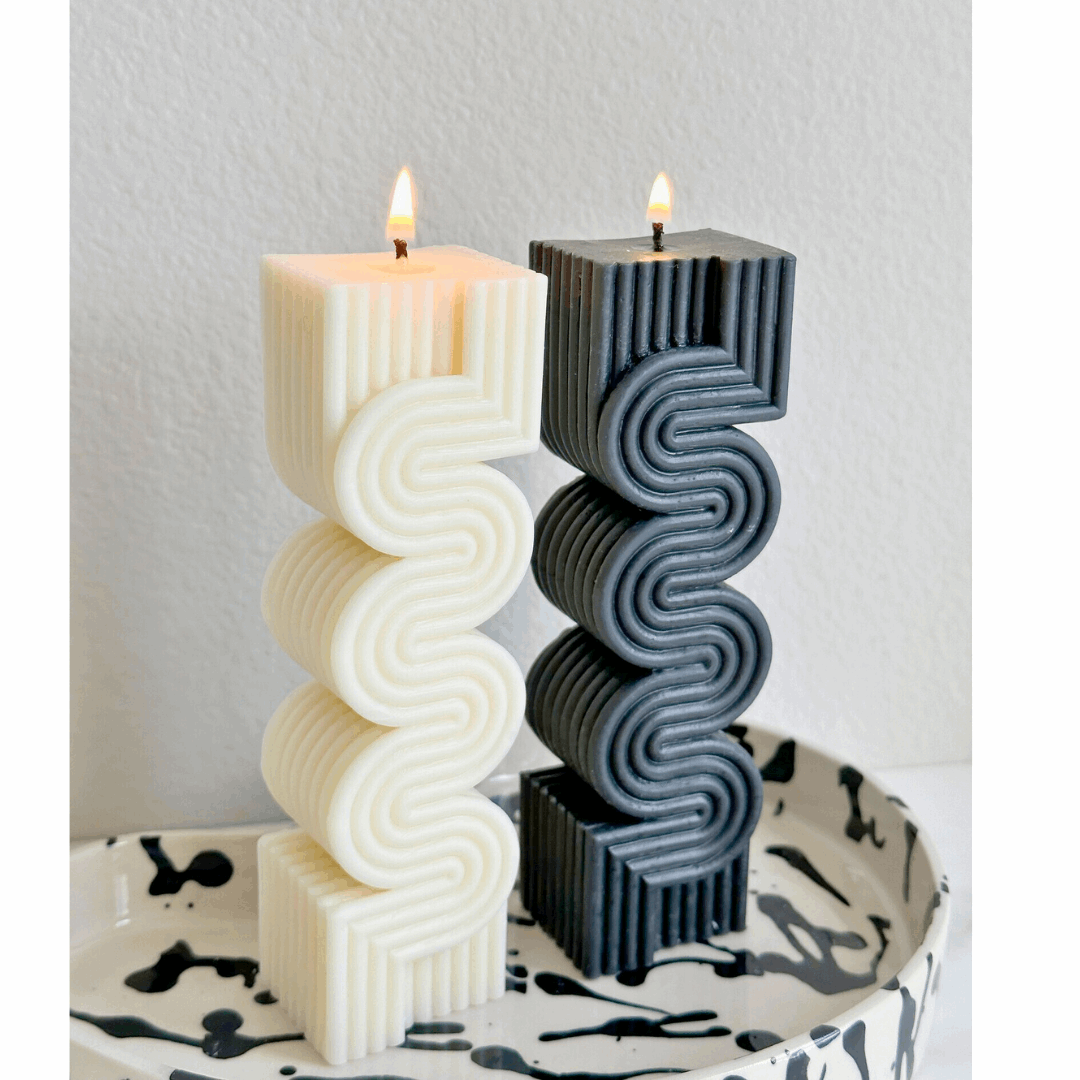 Vela decorativa Ondas Divertidas