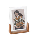 Porta Retrato Decorativo Retratos em Suporte Madeira e Vidro - G