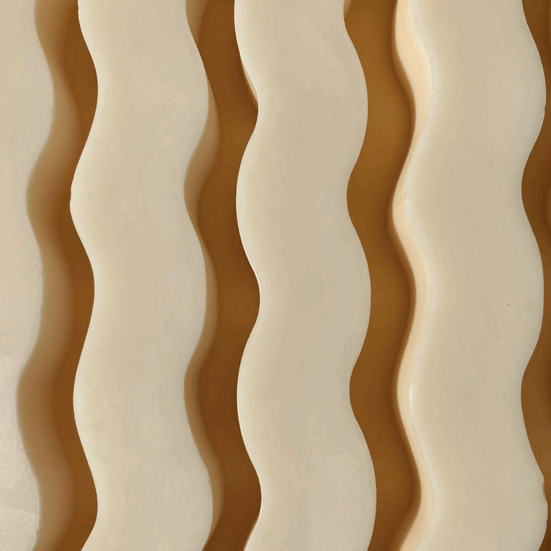 Vela decorativa Ondas
