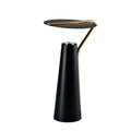 Abajur Clochet em Metal Preto com Dourado