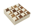 Caixa Decorativa Quadrus em Madeira e Quadrada