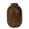 Vaso Decorativo Botija em Madeira - G
