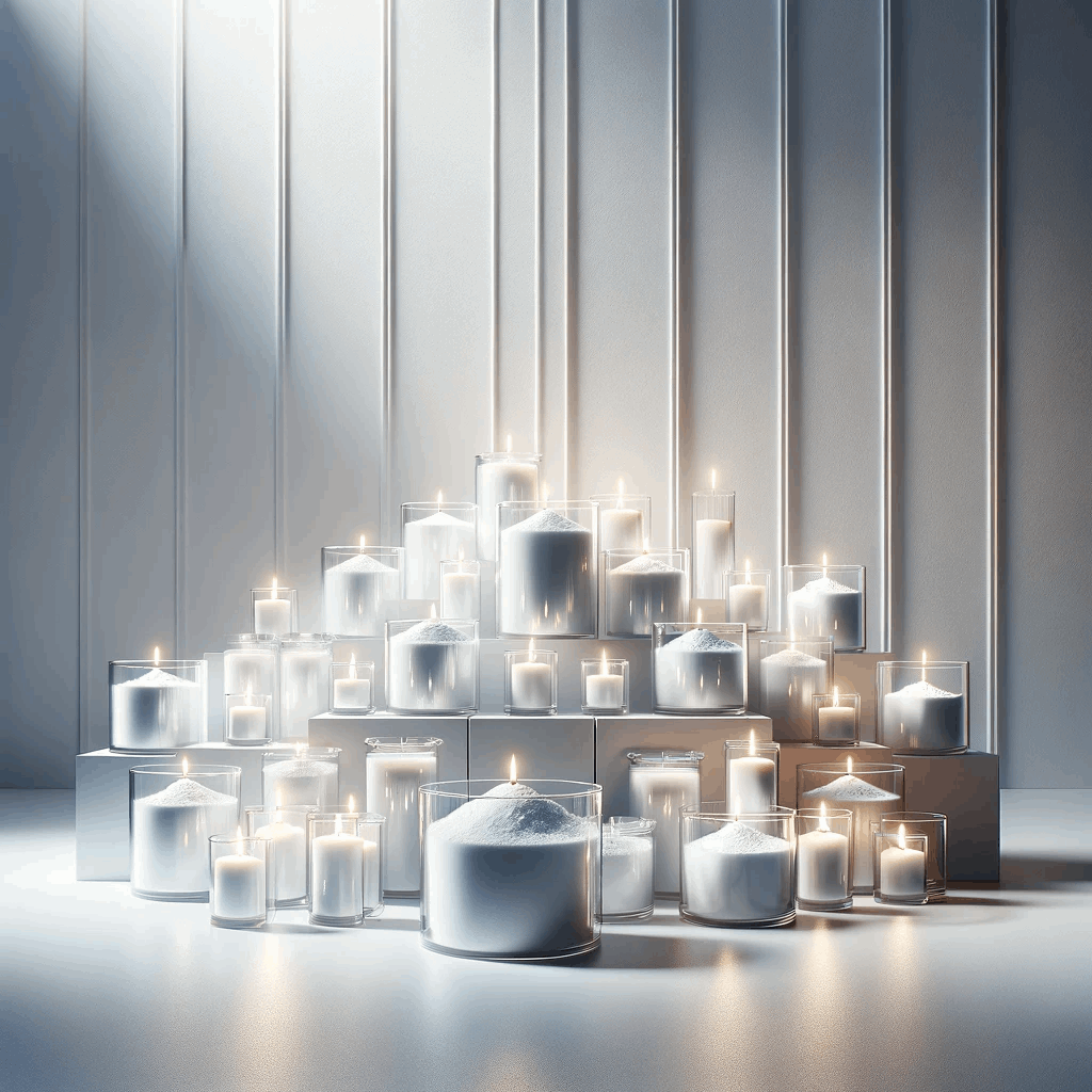 composição de velas em pó para casamento, hiyo vela em pó original ecologica