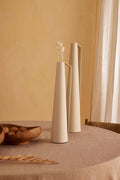 Vaso Jarra Metálica Fiori Off White