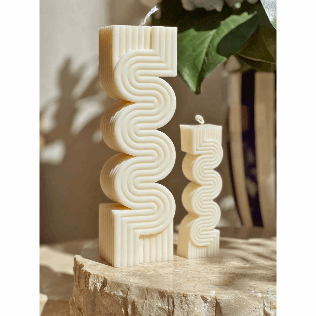 Vela decorativa Ondas Divertidas