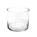Vaso Cilíndrico em Vidro 15x15