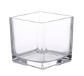 VASO DECORATIVO DE VIDRO 8X8CM