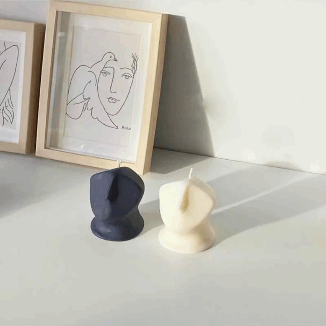 Vela Decorativa Face Moai