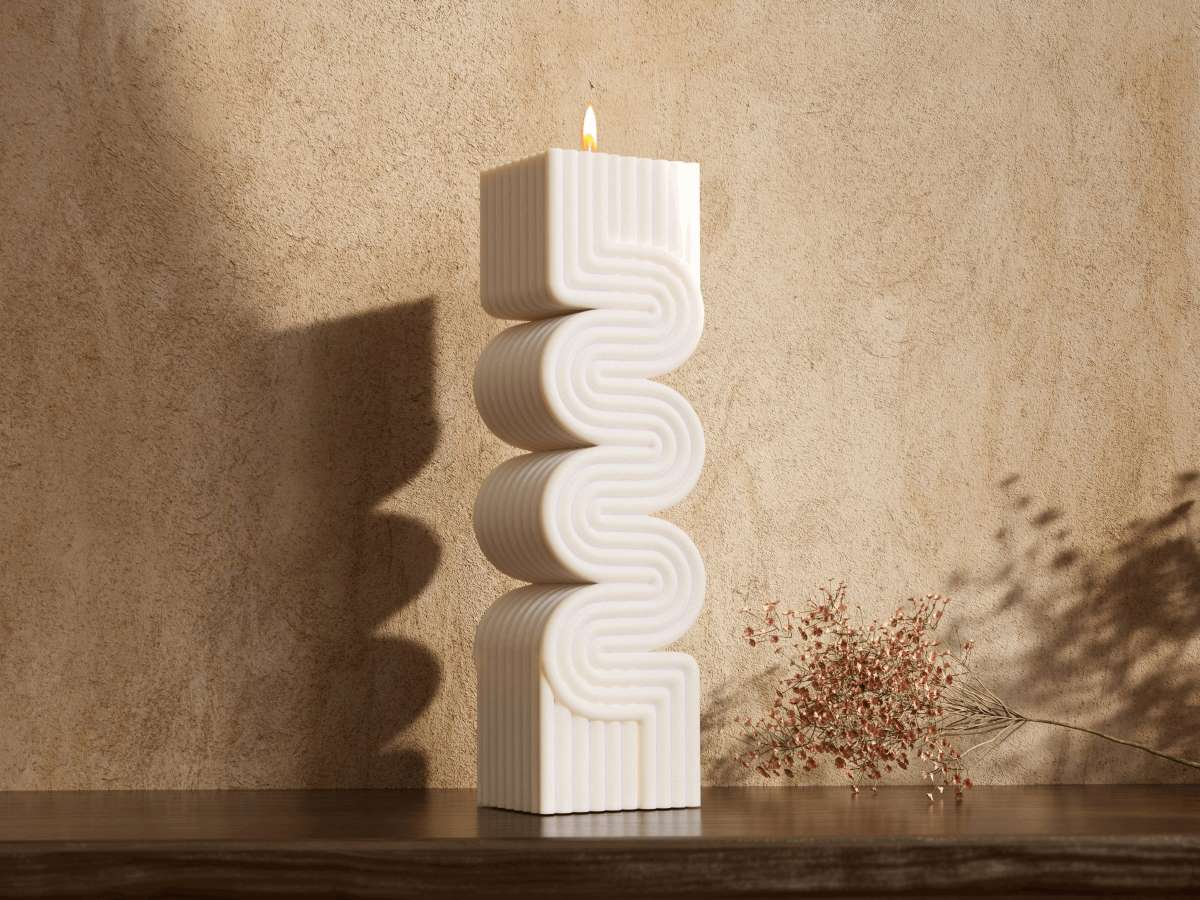 Vela decorativa Ondas Divertidas